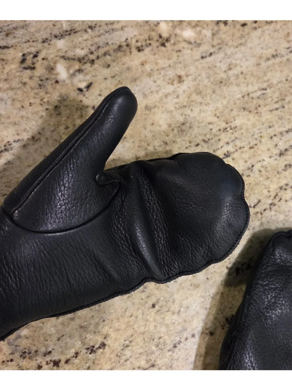 Pratt And Hart  Womens Size S Black Mittons Fleece Lined
